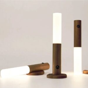 Luminaria Bastao Luz LED Recarregavel Sensor Movimento